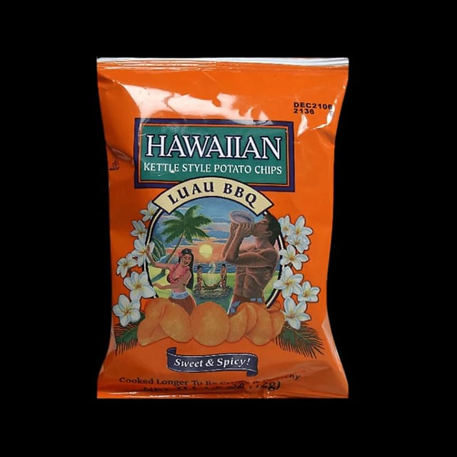Hawaiian Chips Luau BBQ.