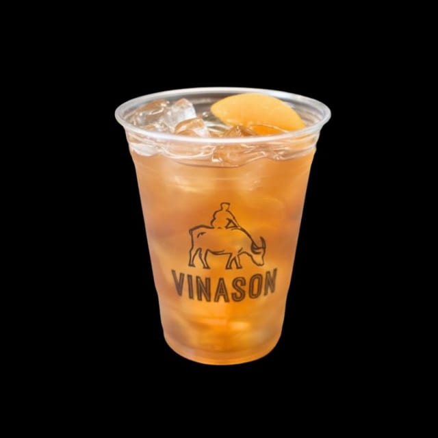 Peach Lemongrass Iced Tea.