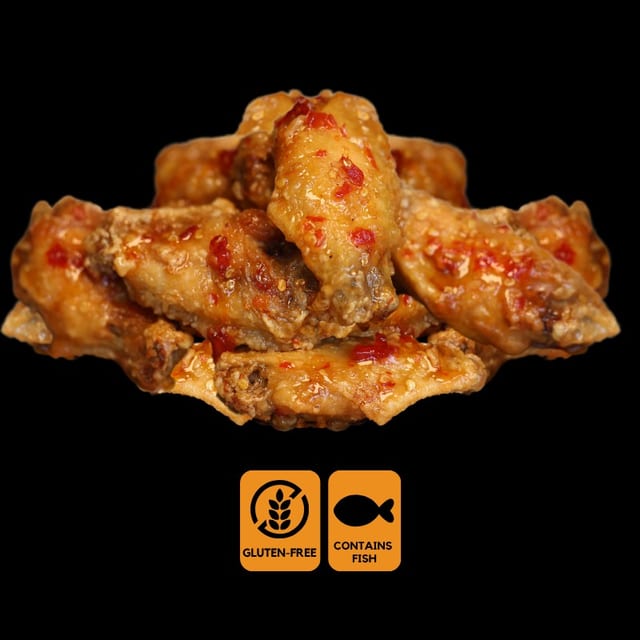 Spicy Fish Sauce Chicken Wings.