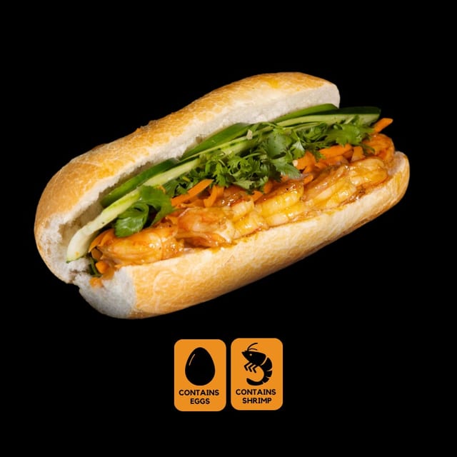 Wild Gulf Shrimp Banh Mi.