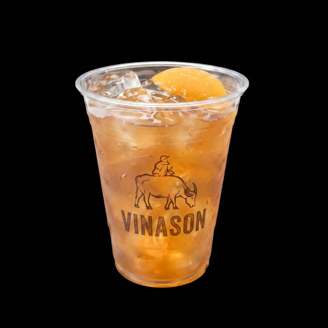 Peach Lemongrass Iced Tea.