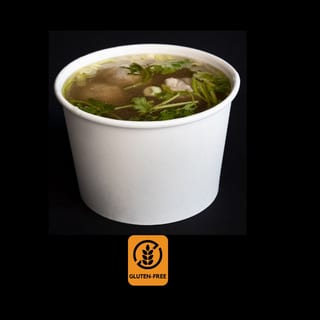 16 Oz Fatty Beef Broth (Any 1 Protein, No Noodles)